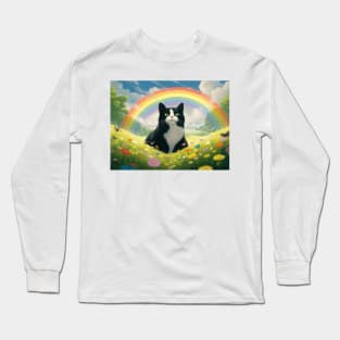 Waiting for you behind the rainbow Long Sleeve T-Shirt